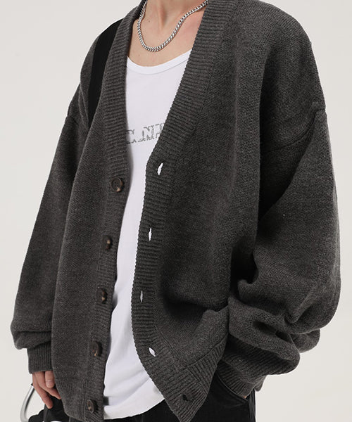 Wool Blend Heavyweight Cardigan KS1719