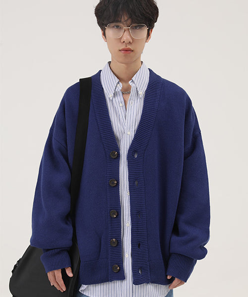 Wool Blend Heavyweight Cardigan KS1719
