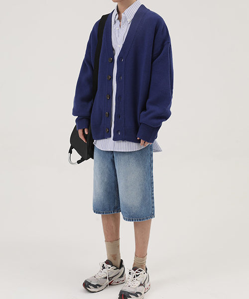 Wool Blend Heavyweight Cardigan KS1719