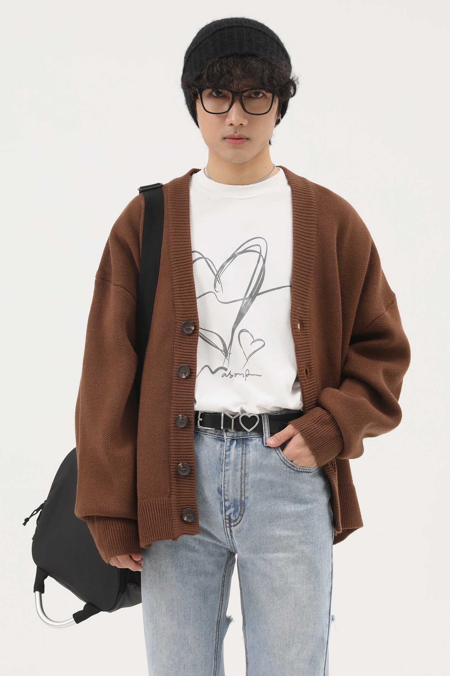 Wool Blend Heavyweight Cardigan KS1719