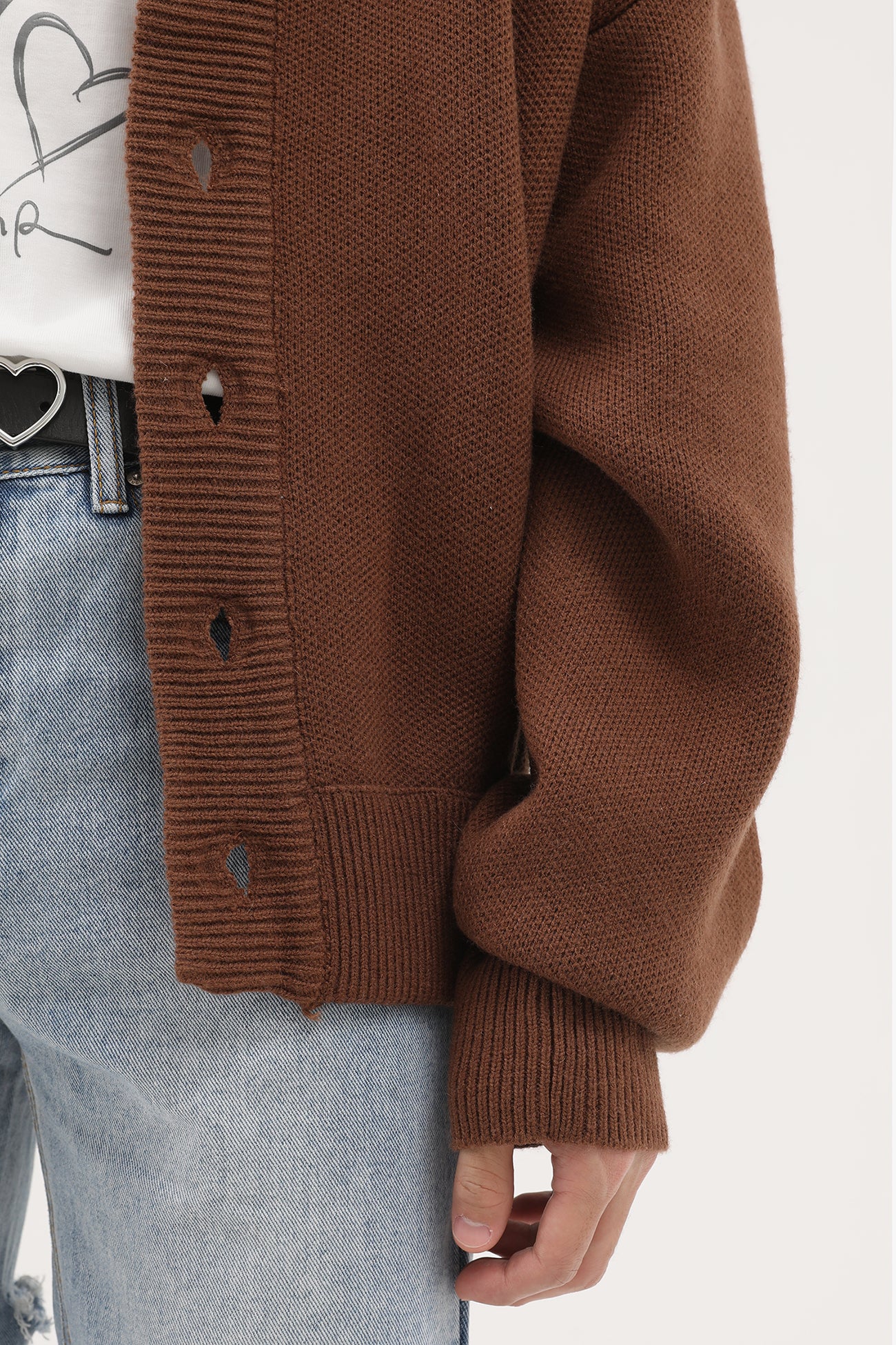 Wool Blend Heavyweight Cardigan KS1719