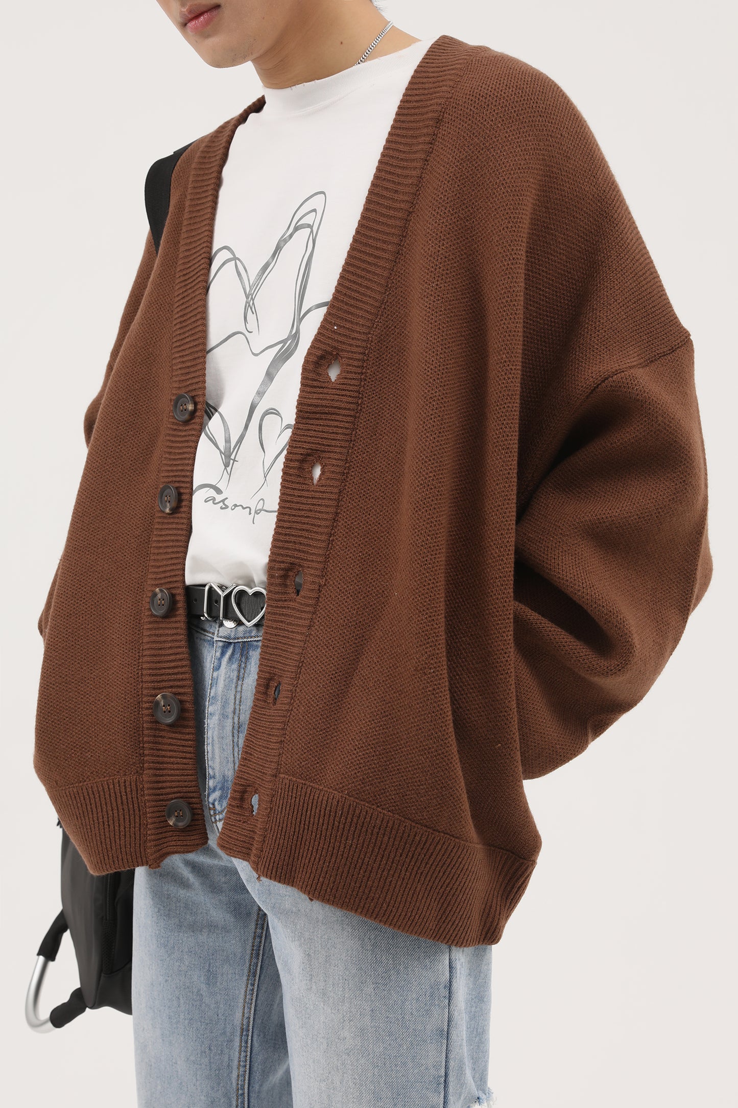 Wool Blend Heavyweight Cardigan KS1719