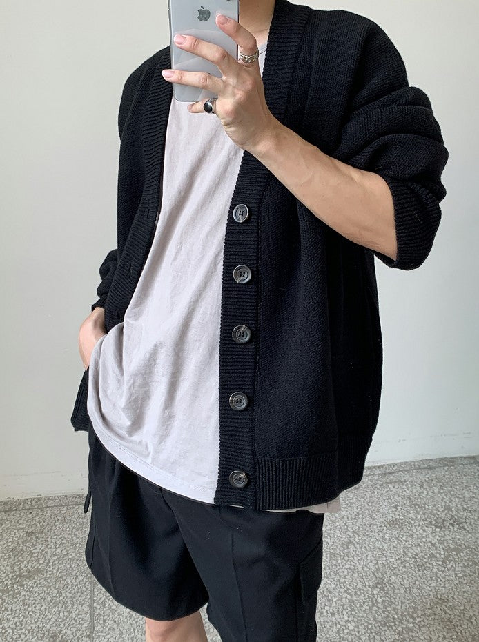 Wool Blend Heavyweight Cardigan KS1719