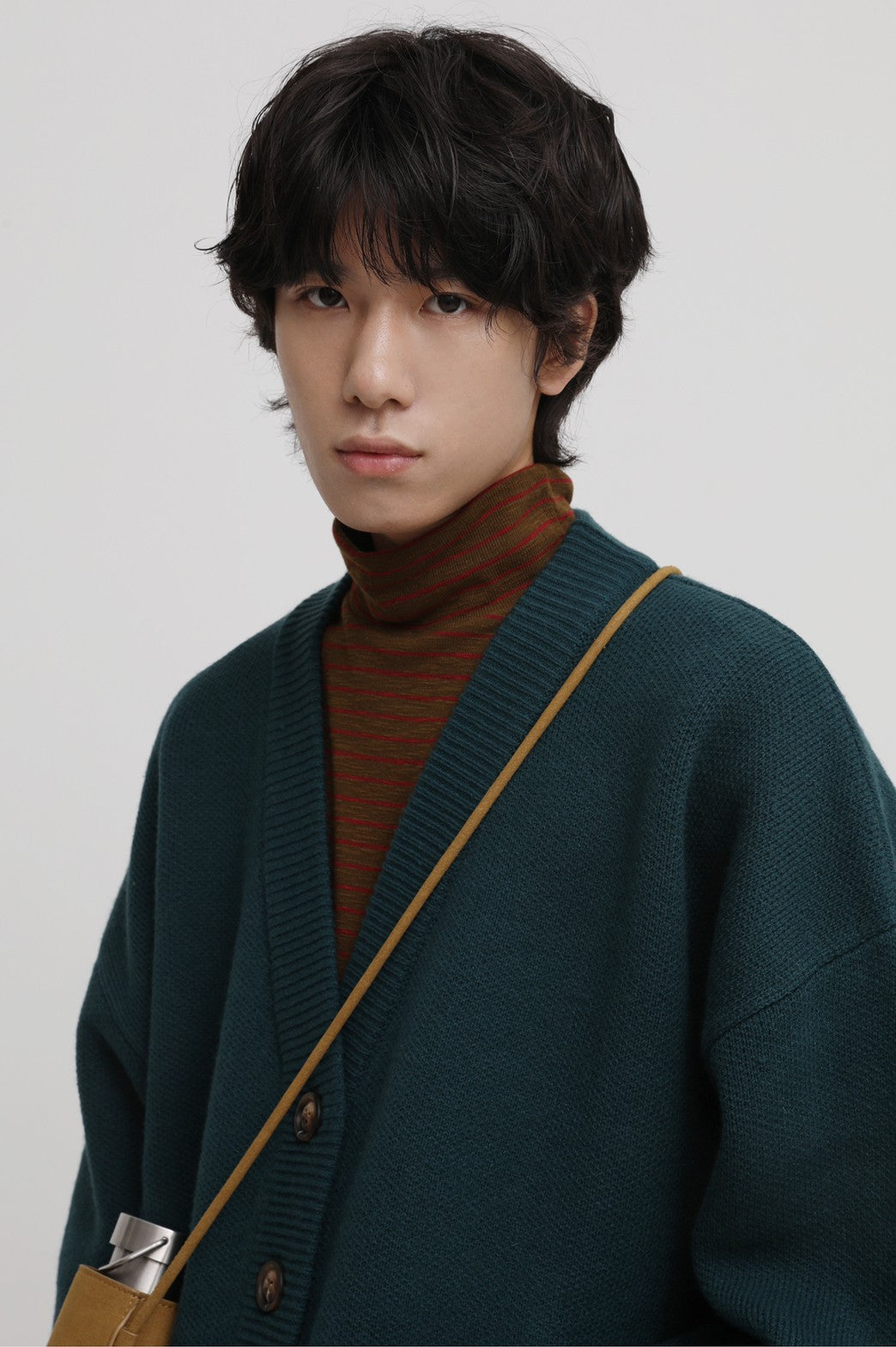 Wool Blend Heavyweight Cardigan KS1719