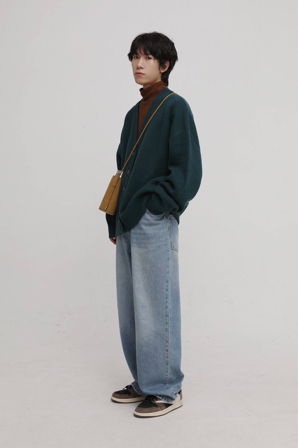 Wool Blend Heavyweight Cardigan KS1719