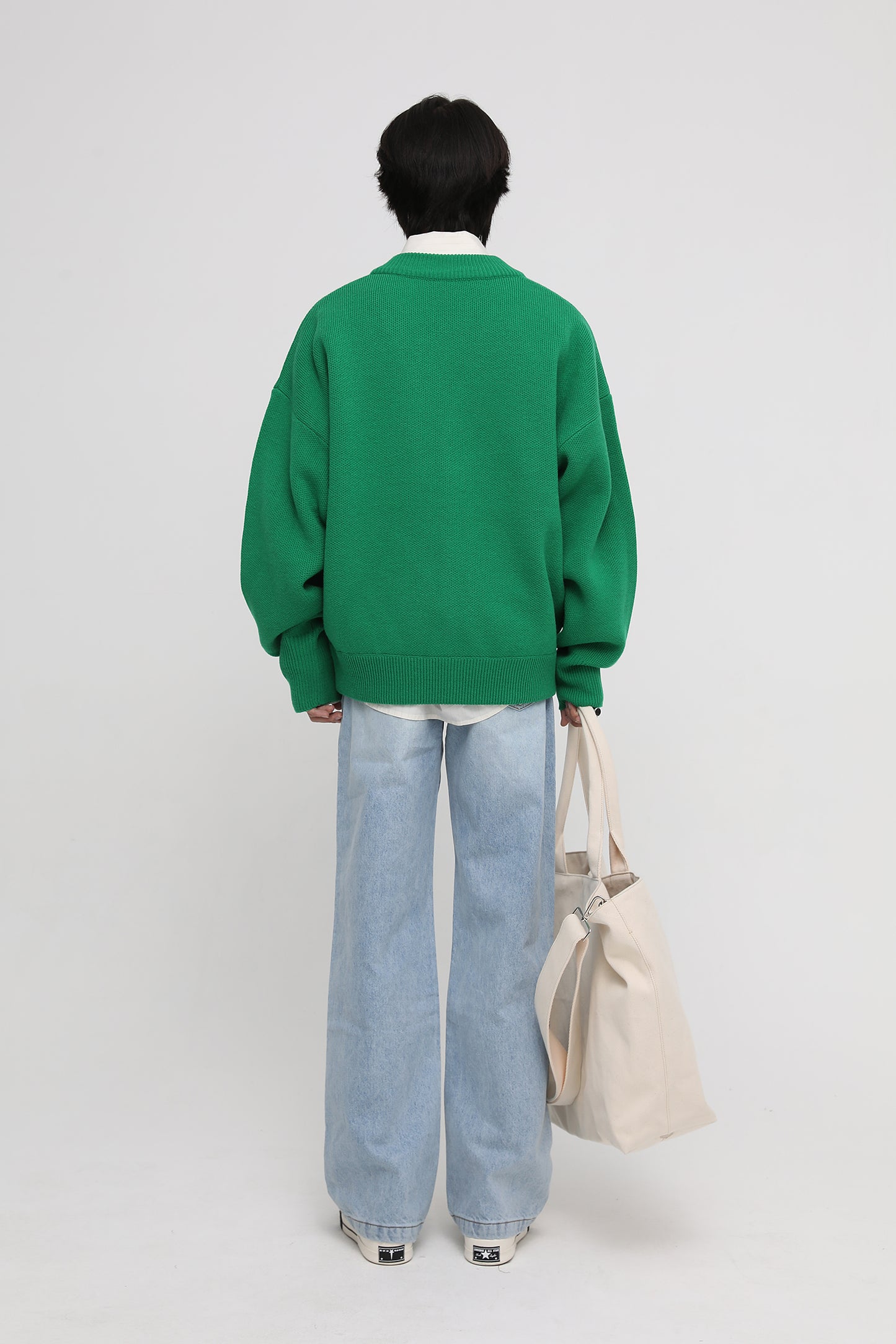 Wool Blend Heavyweight Cardigan KS1719