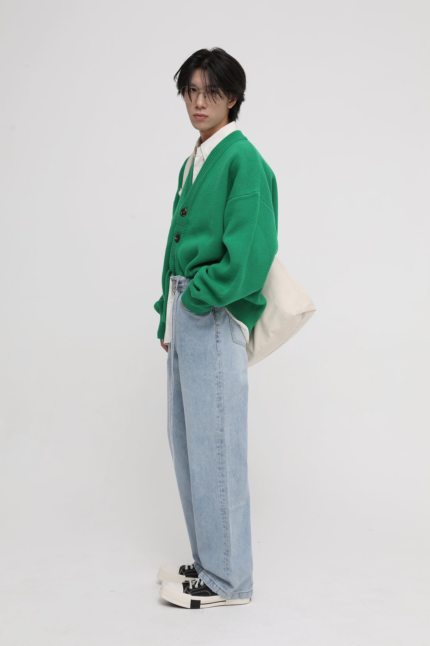 Wool Blend Heavyweight Cardigan KS1719