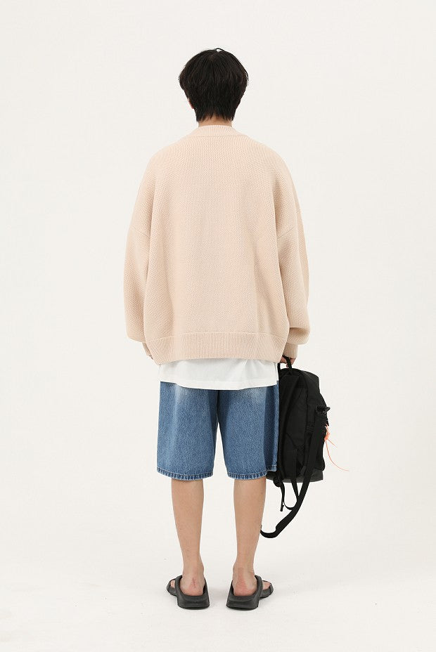 Wool Blend Heavyweight Cardigan KS1719