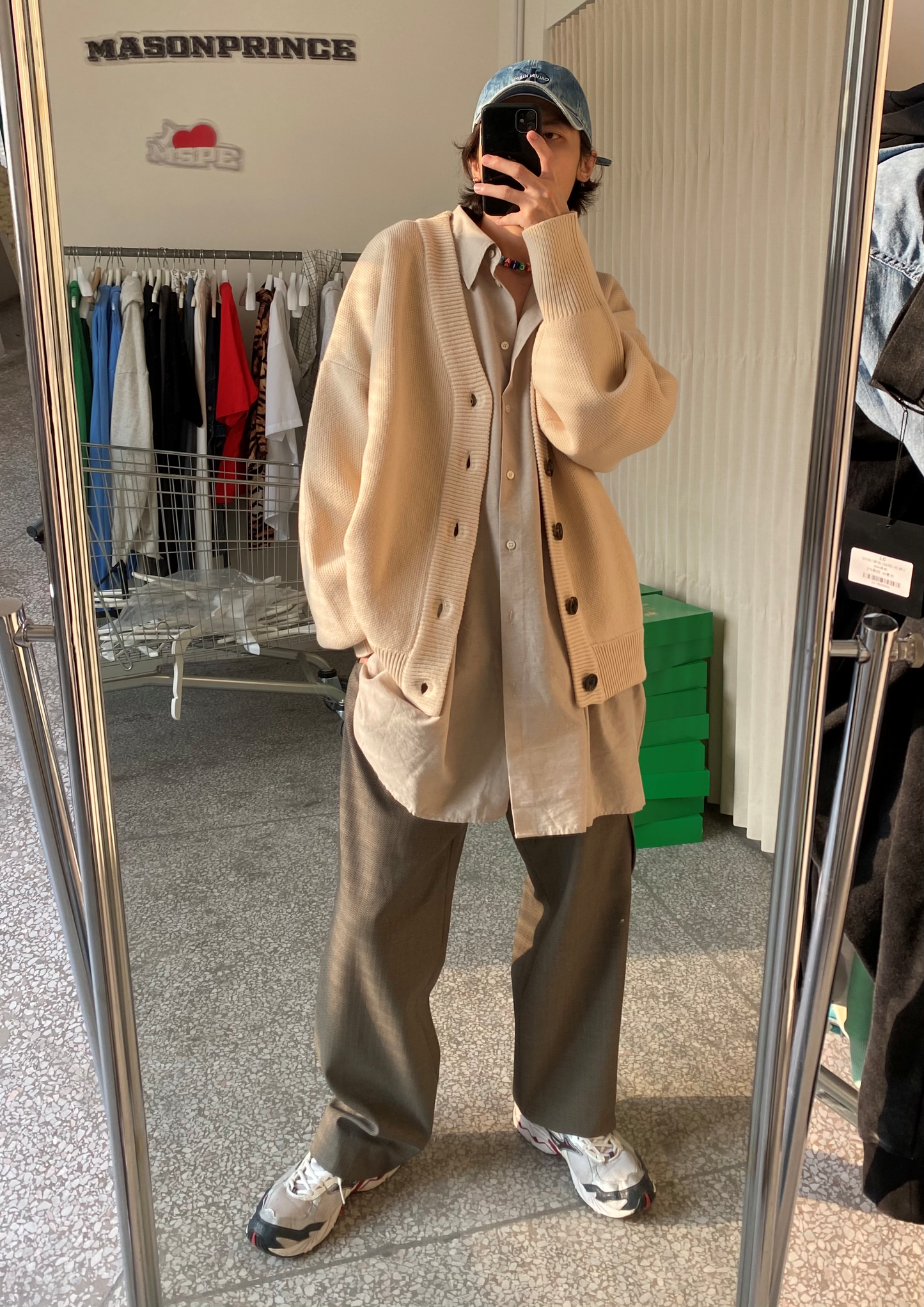 Wool Blend Heavyweight Cardigan KS1719