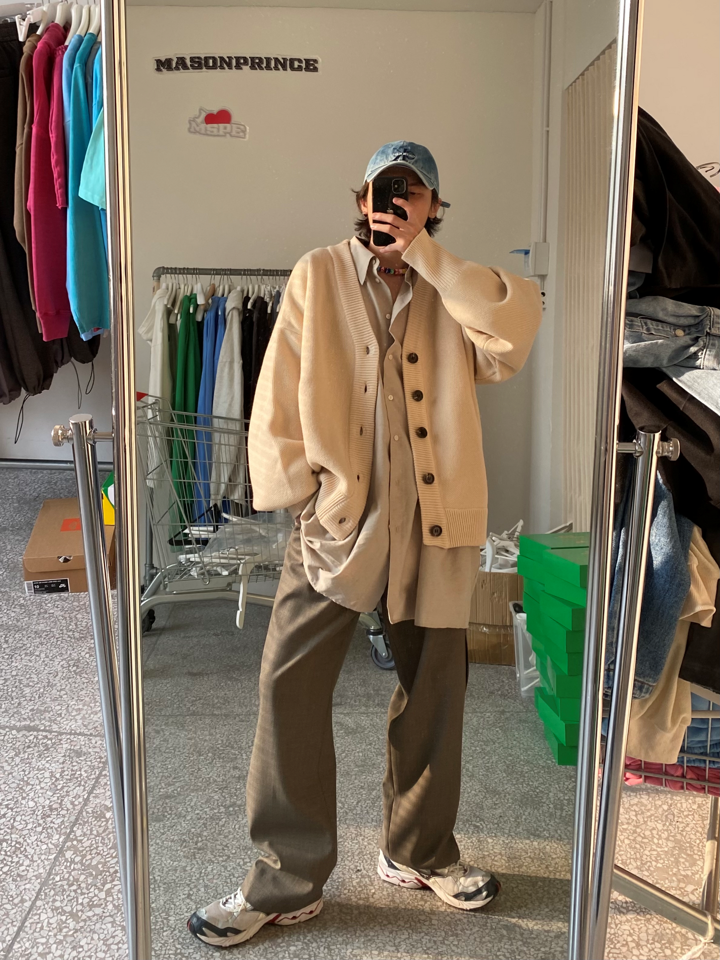 Wool Blend Heavyweight Cardigan KS1719