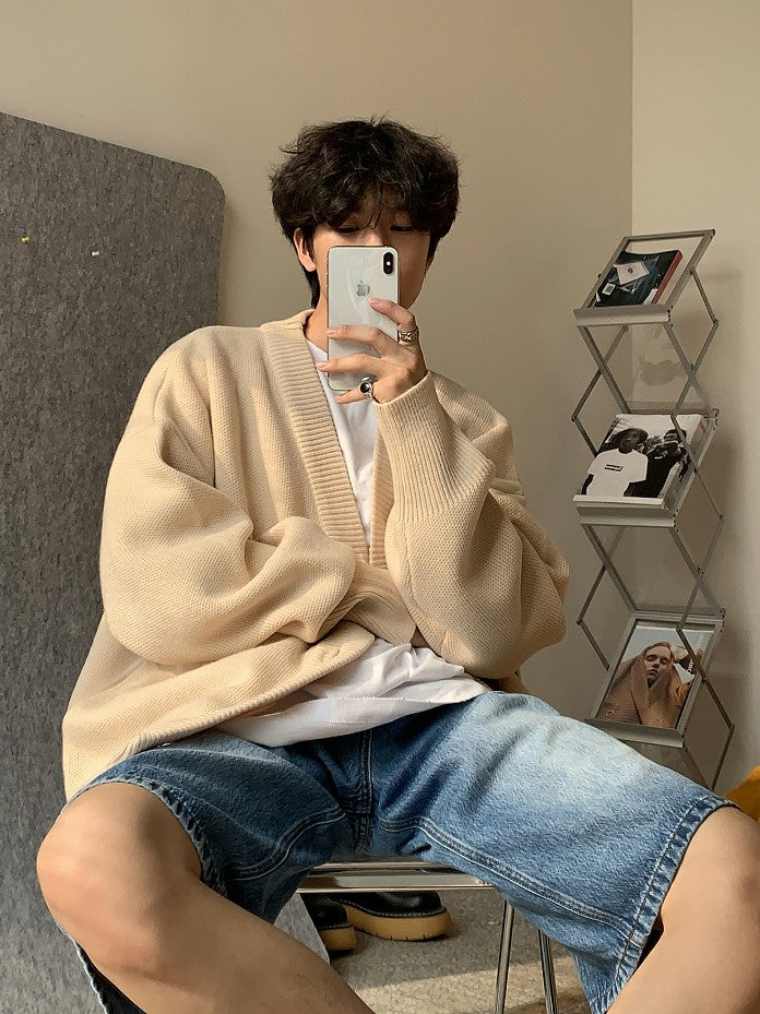 Wool Blend Heavyweight Cardigan KS1719