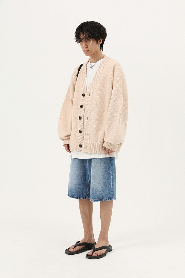 Wool Blend Heavyweight Cardigan KS1719