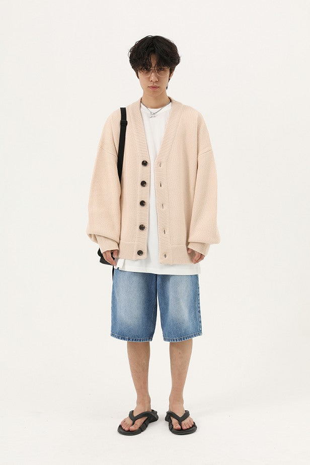 Wool Blend Heavyweight Cardigan KS1719