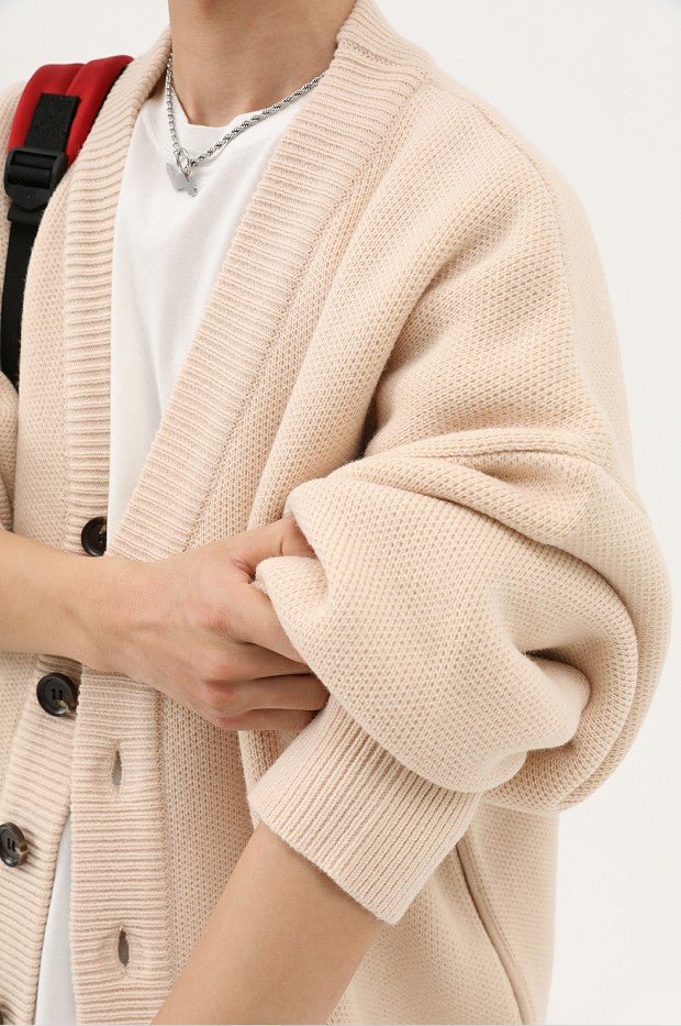 Wool Blend Heavyweight Cardigan KS1719