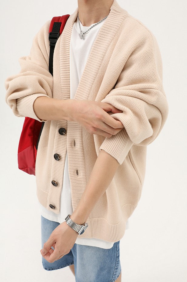 Wool Blend Heavyweight Cardigan KS1719