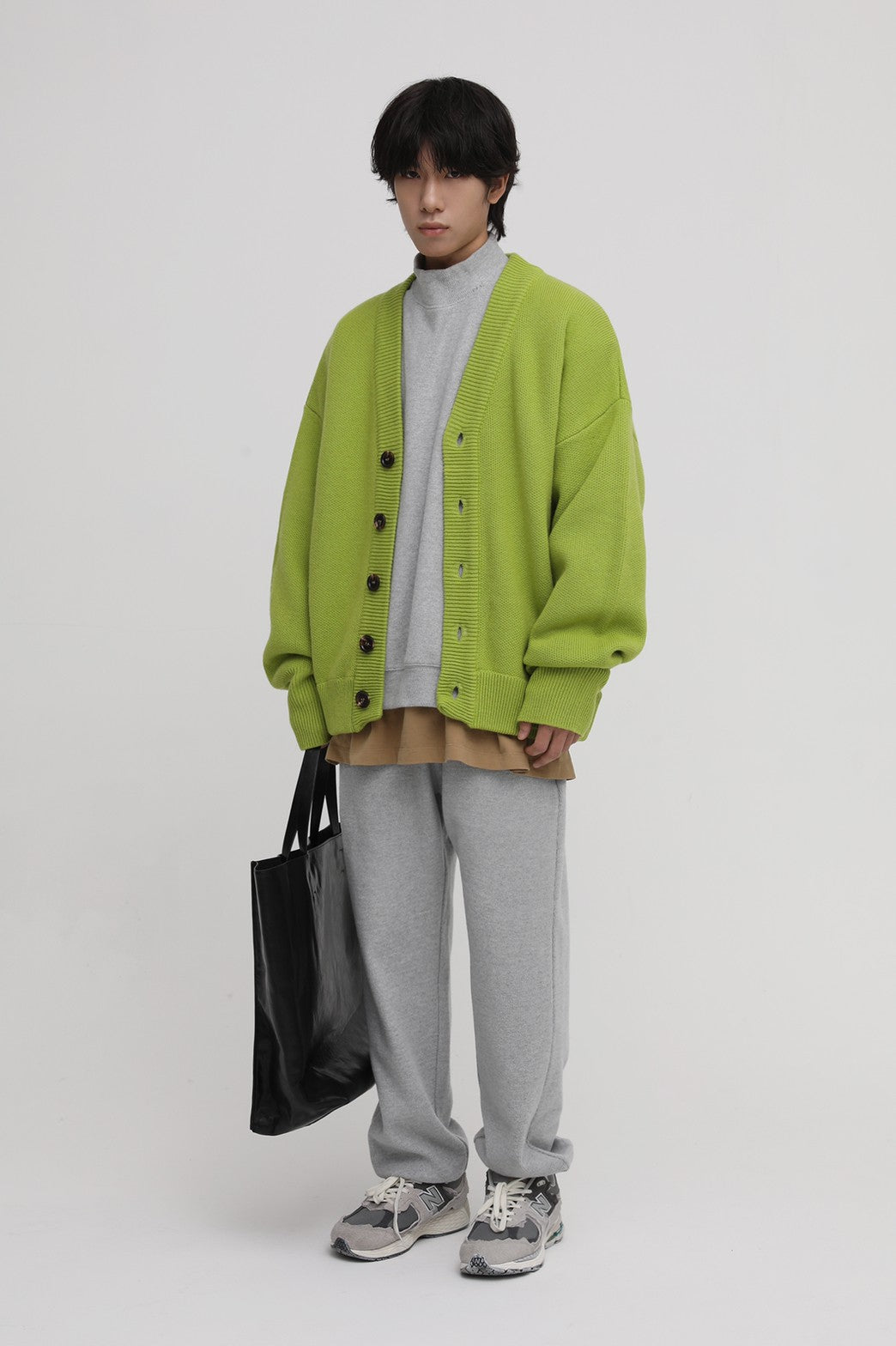 Wool Blend Heavyweight Cardigan KS1719