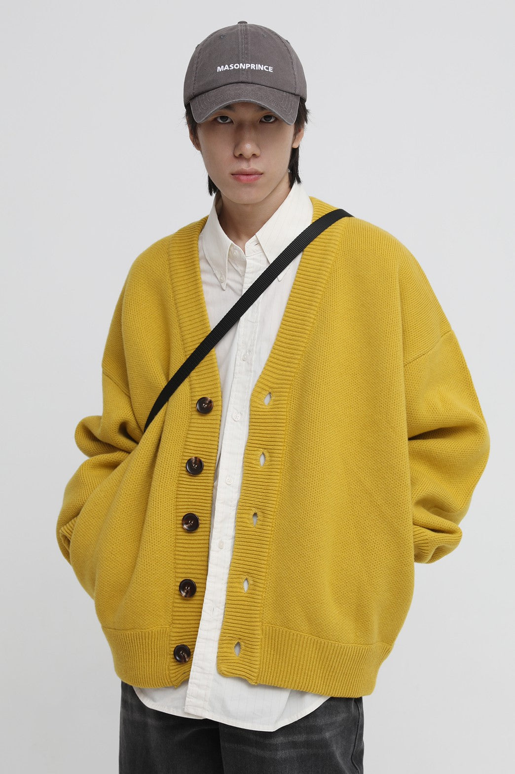 Wool Blend Heavyweight Cardigan KS1719