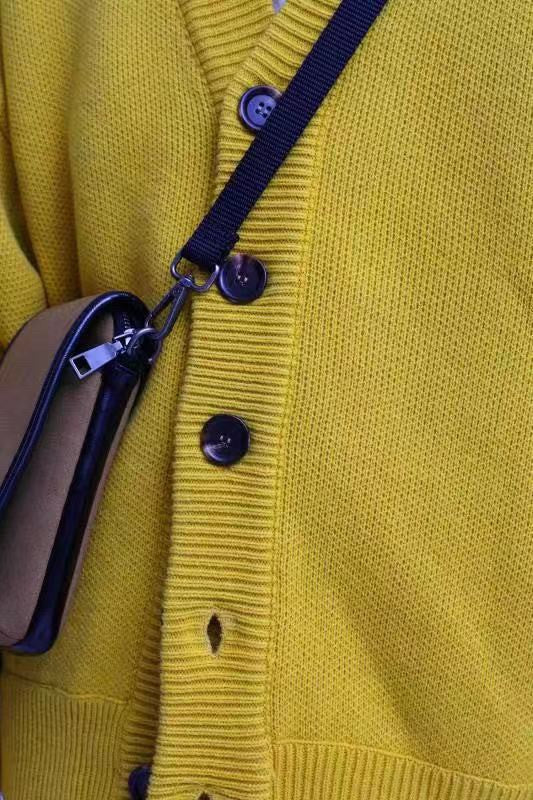 Wool Blend Heavyweight Cardigan KS1719