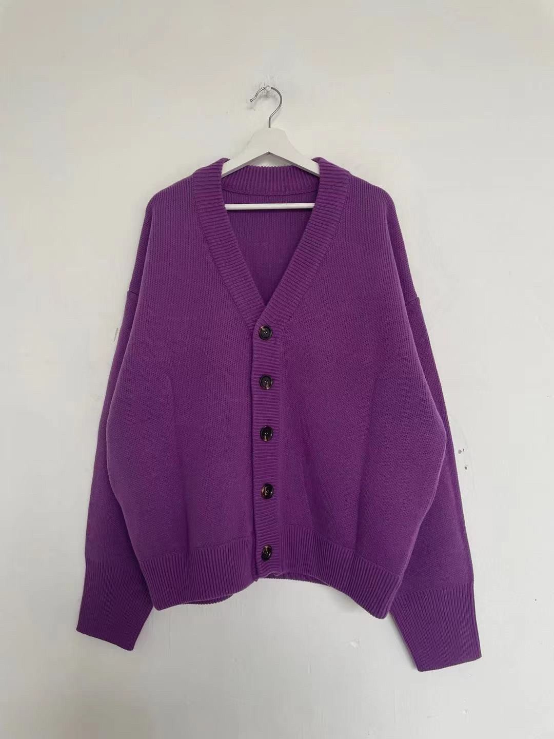 Wool Blend Heavyweight Cardigan KS1719