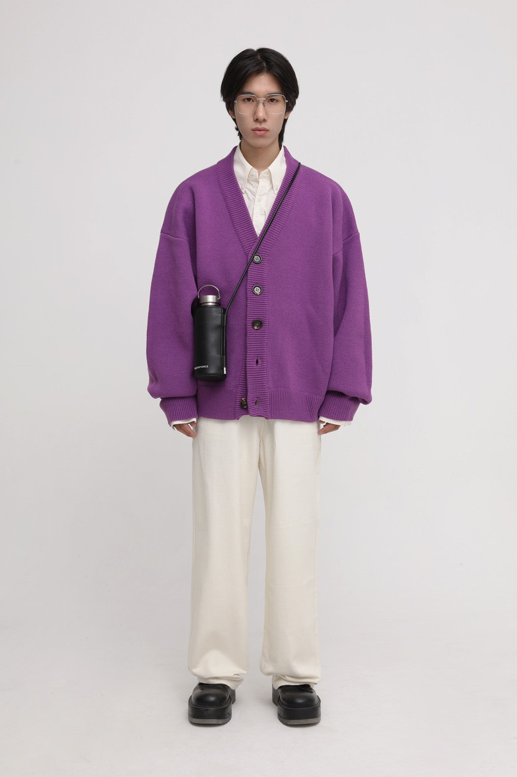 Wool Blend Heavyweight Cardigan KS1719