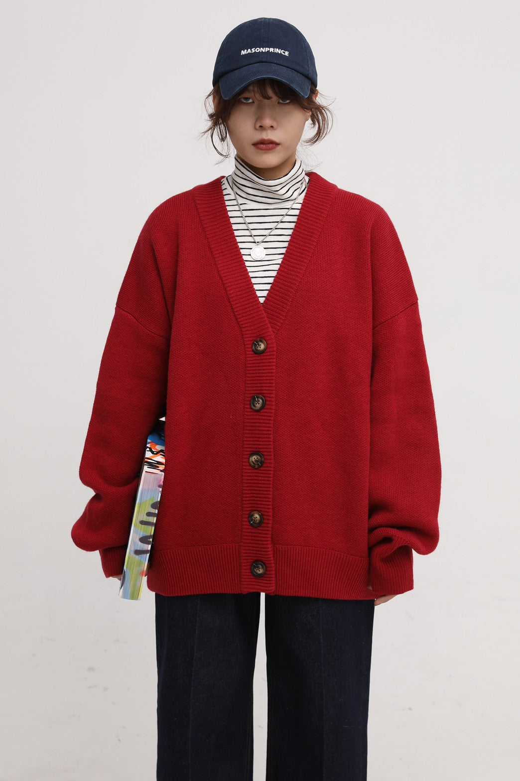 Wool Blend Heavyweight Cardigan KS1719