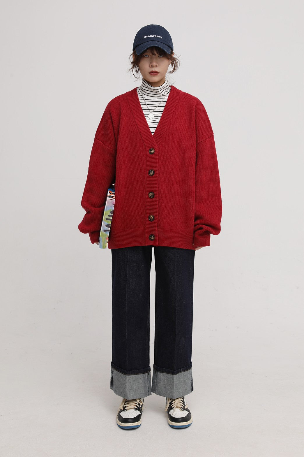 Wool Blend Heavyweight Cardigan KS1719