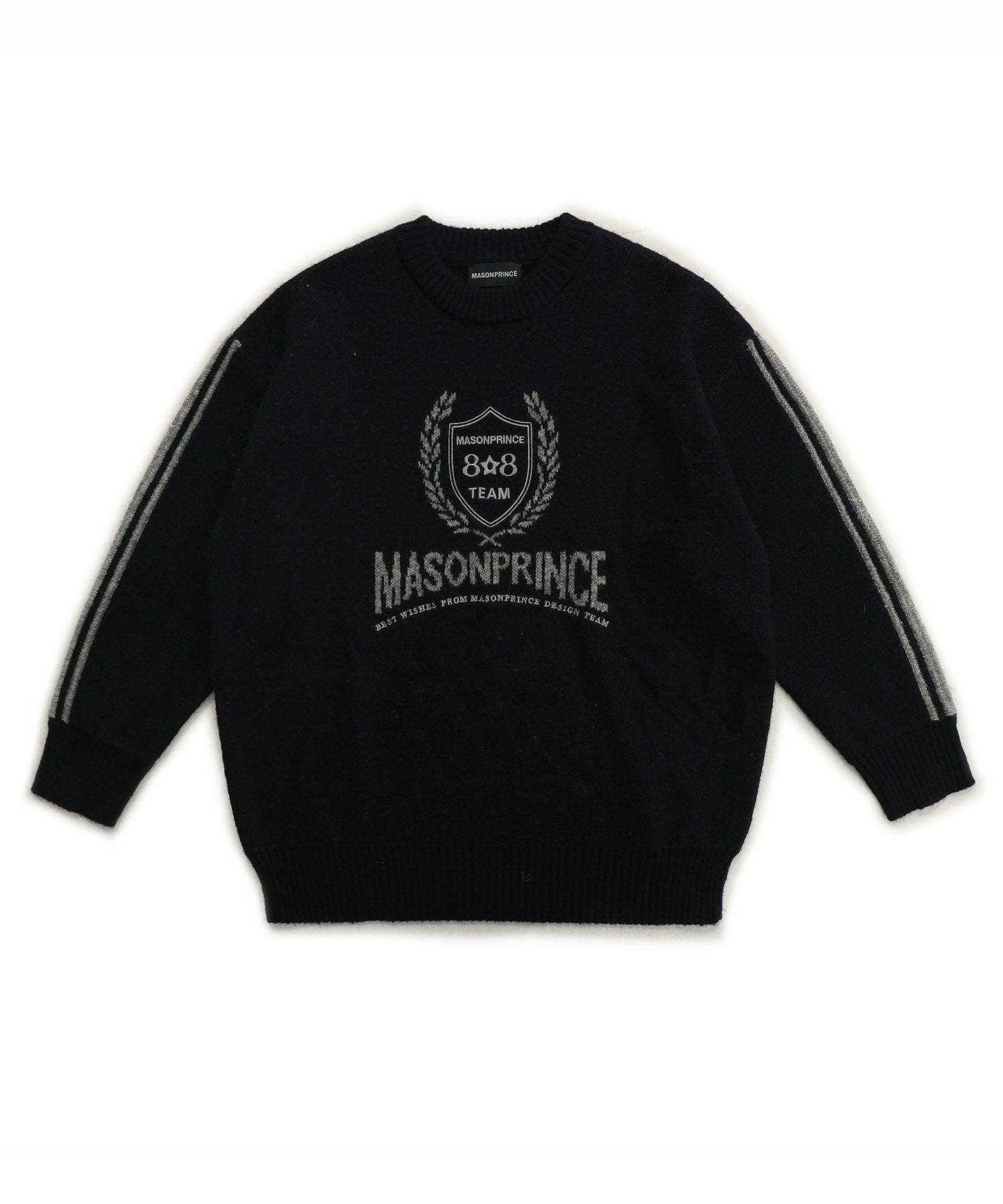 Sideline logo embroidered knit pullover MY2101