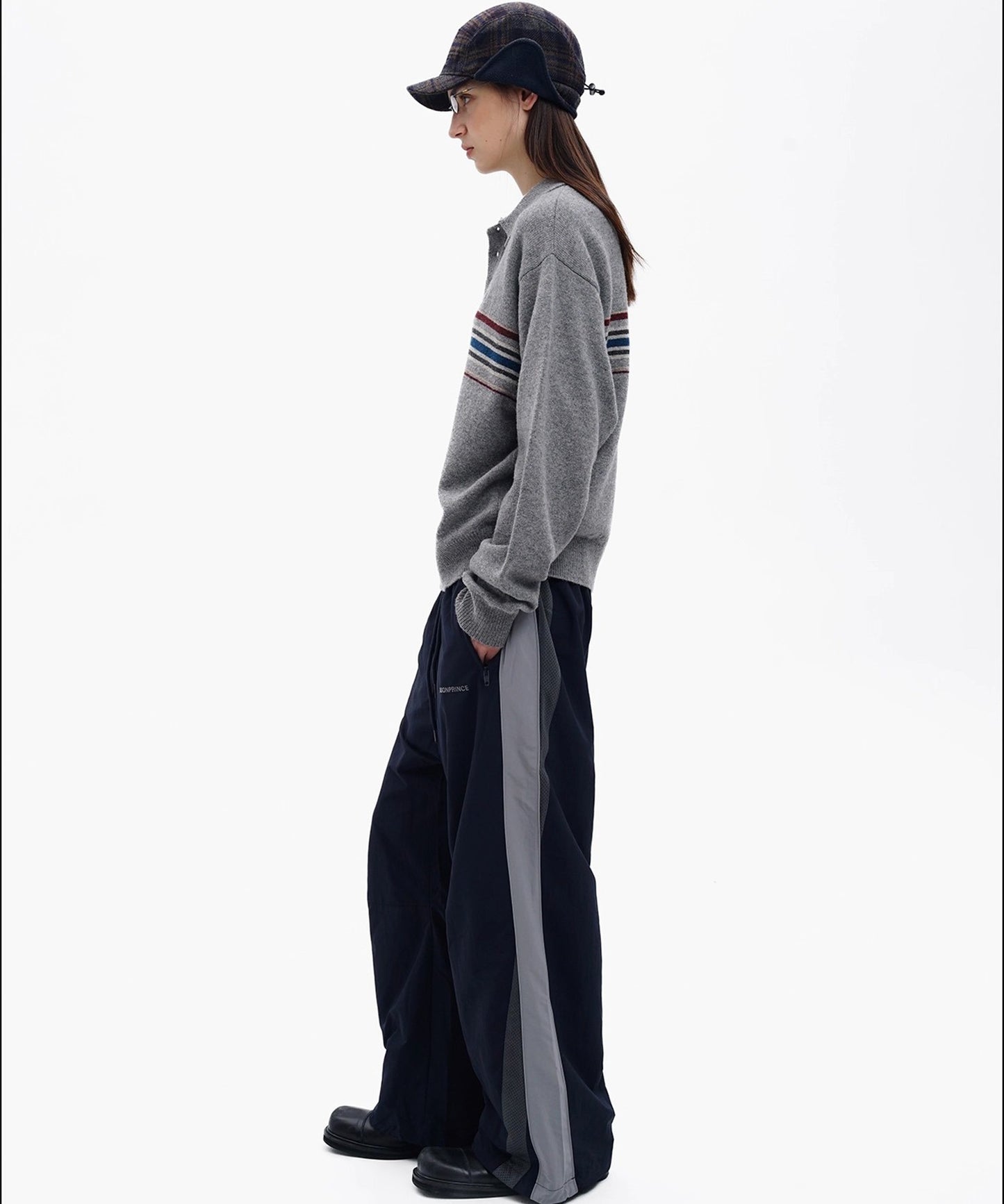 カレッジスタイル ポロネック ニット MY2165【MASONPRINCE】【2025AW】