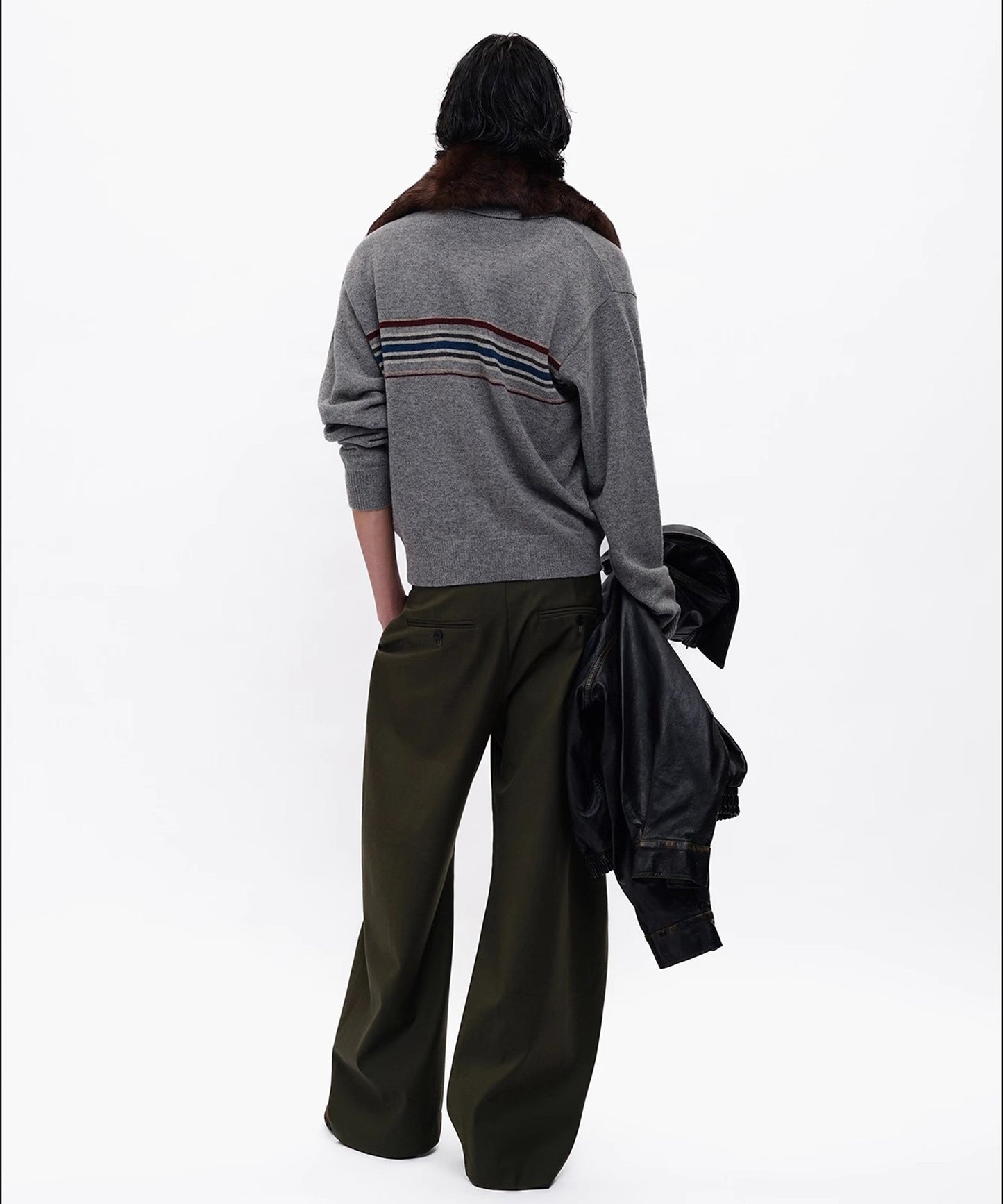 カレッジスタイル ポロネック ニット MY2165【MASONPRINCE】【2025AW】