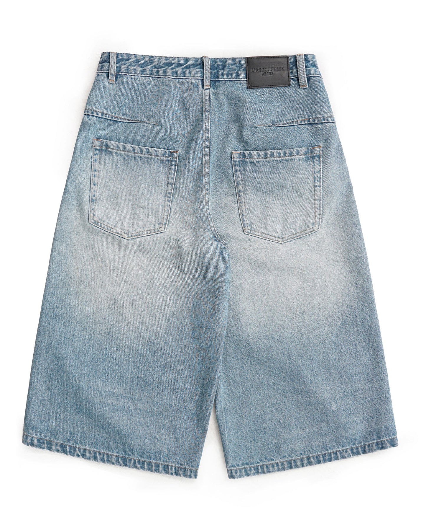 ルーズフィット シミター クロップド デニムパンツ NDK1985【MASONPRINCE】【2025SS】
