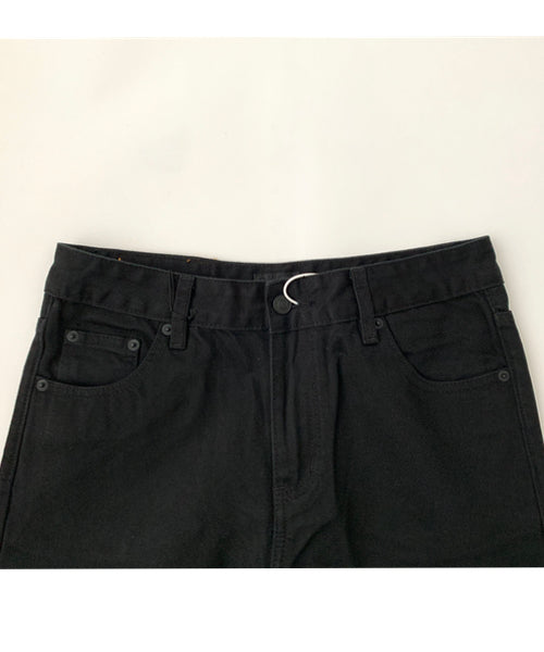 Vintage processed flare denim pants NZK1934