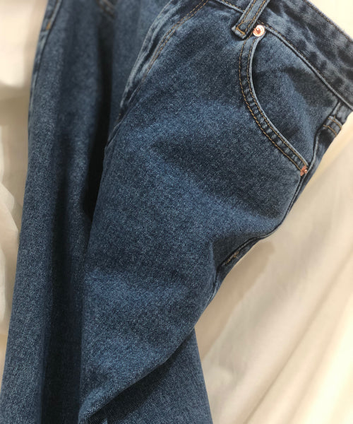 Vintage processed flare denim pants NZK1934