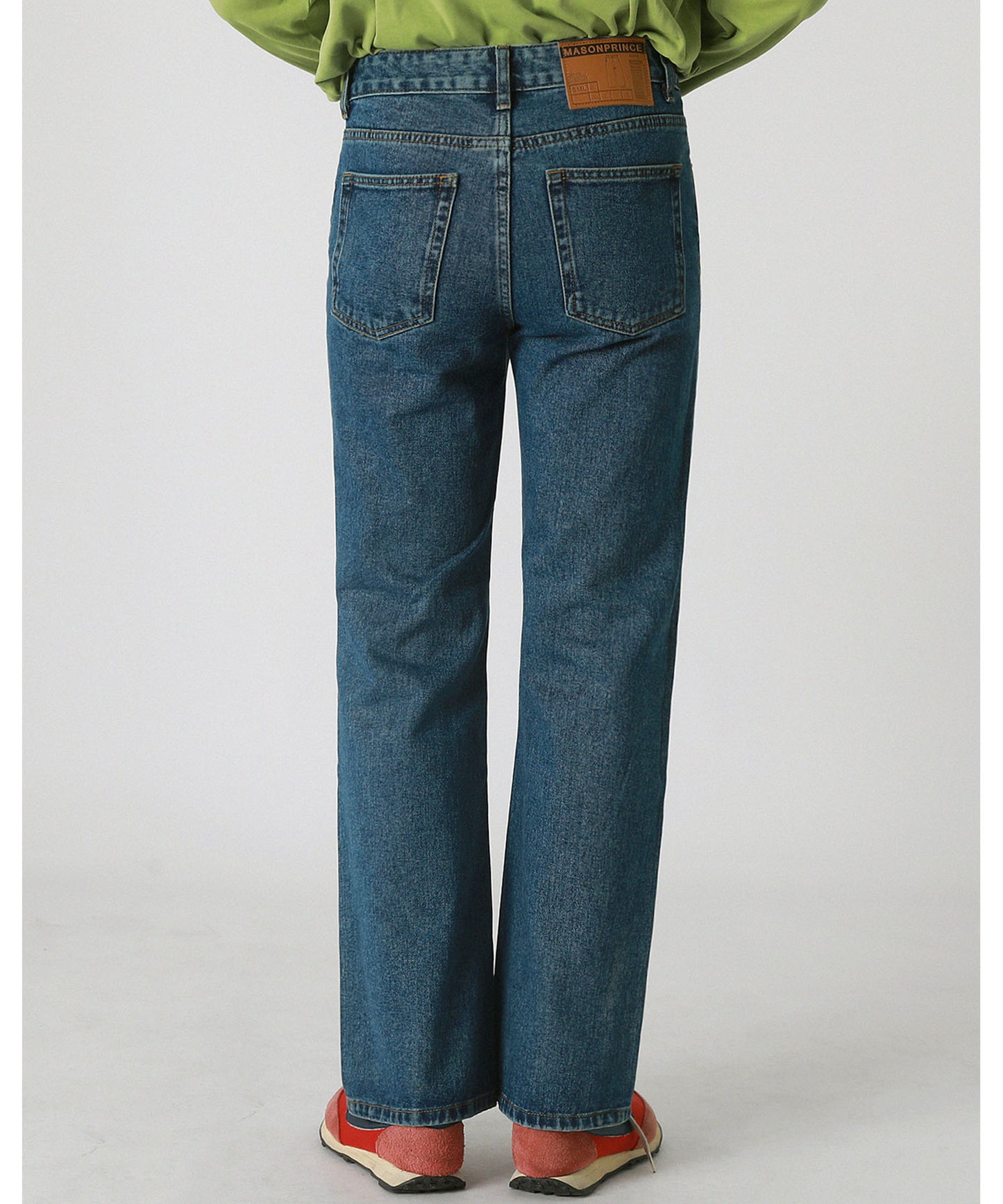Vintage processed flare denim pants NZK1934