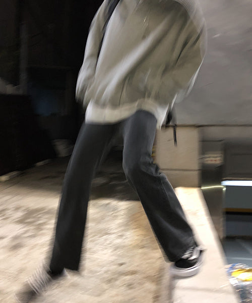 Vintage processed flare denim pants NZK1934