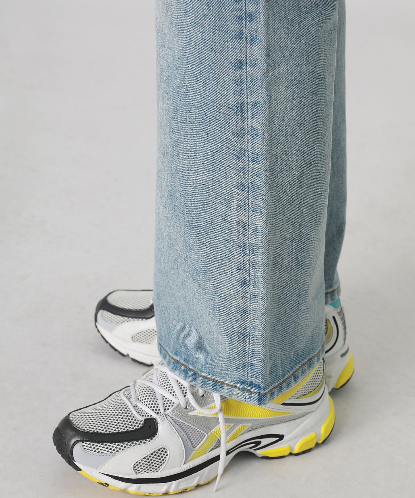 Vintage processed flare denim pants NZK1934
