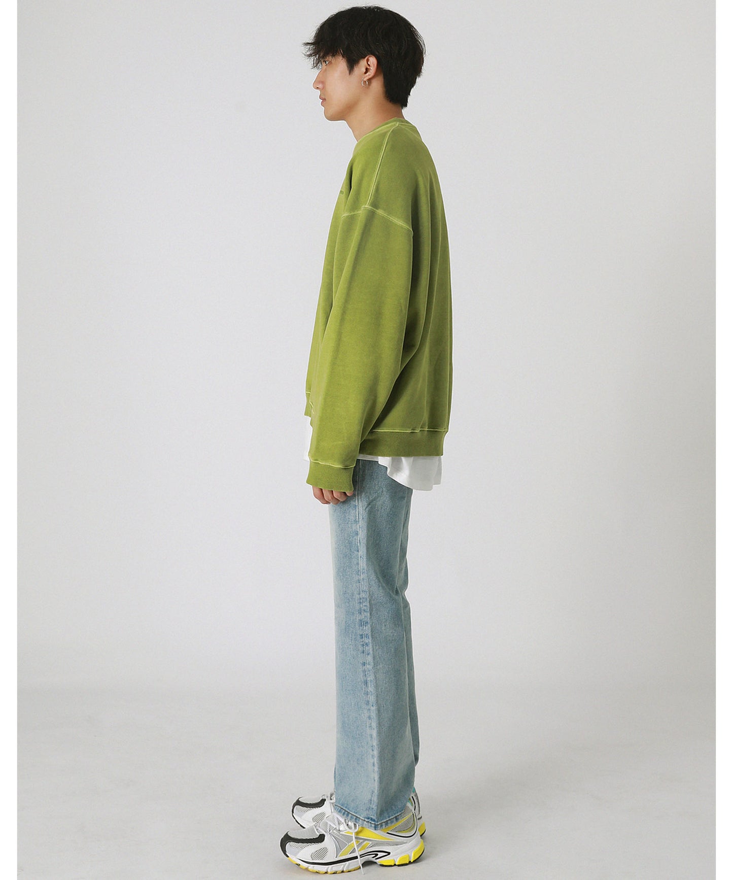 Vintage processed flare denim pants NZK1934