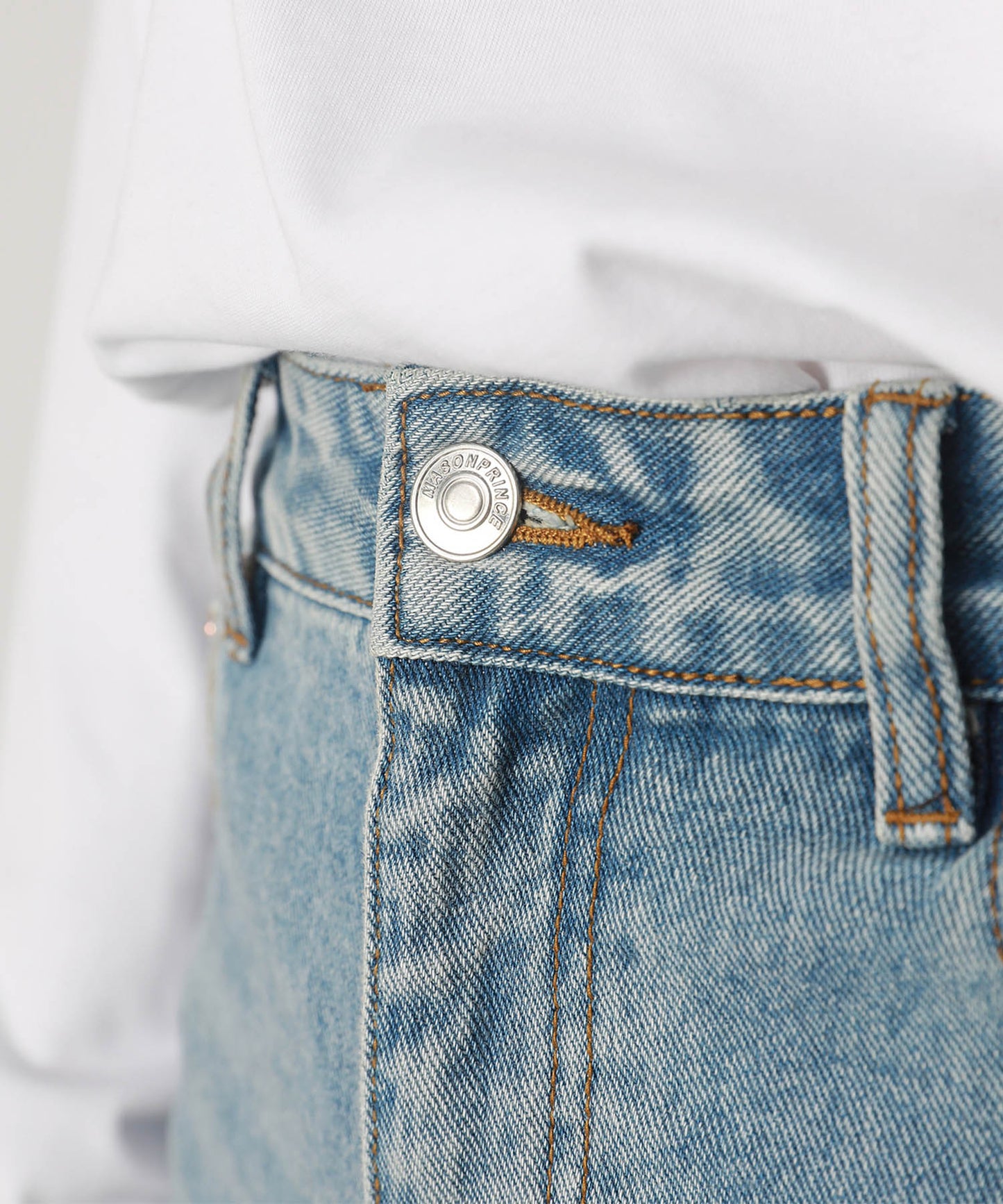 Vintage processed flare denim pants NZK1934