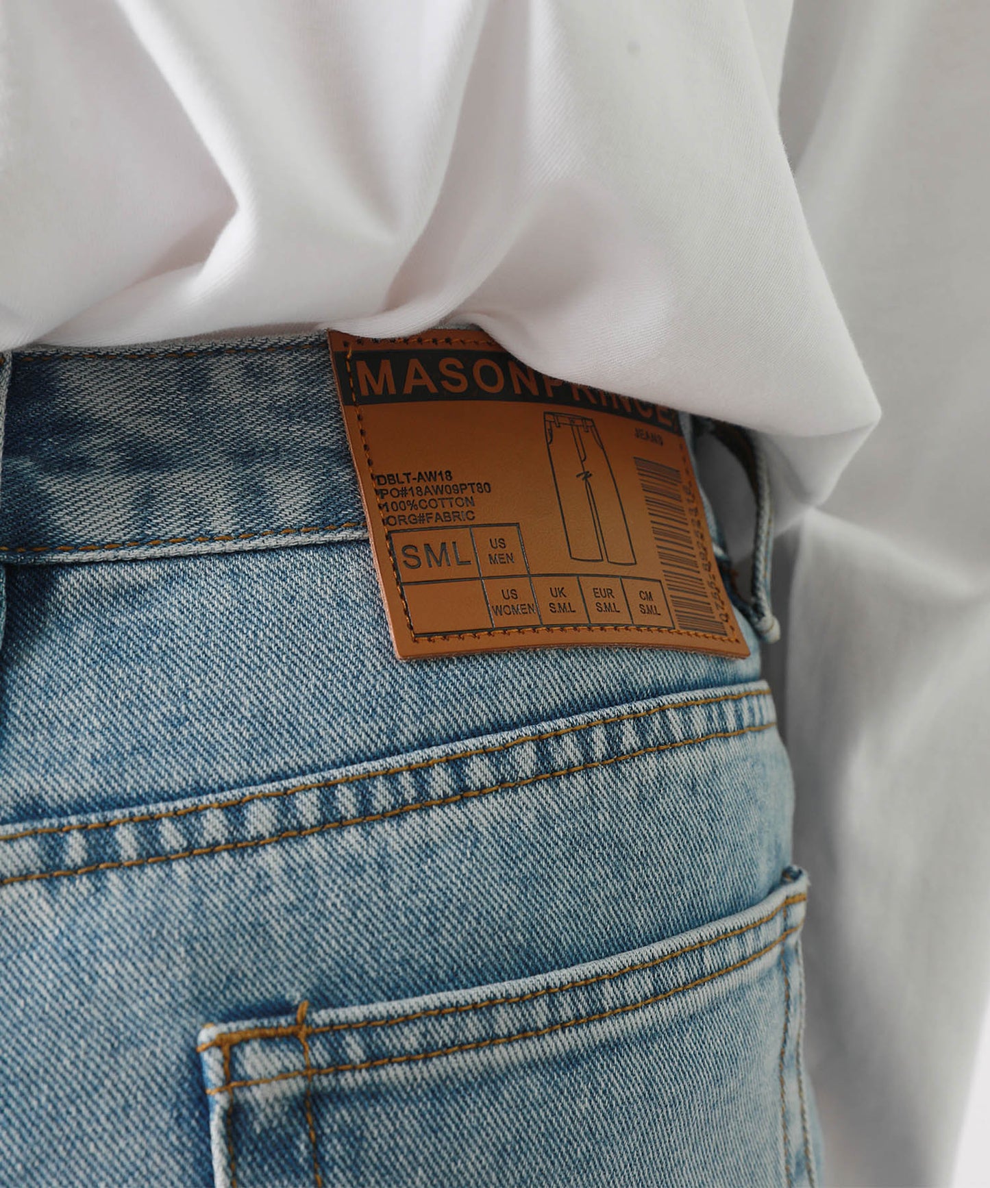 Vintage processed flare denim pants NZK1934