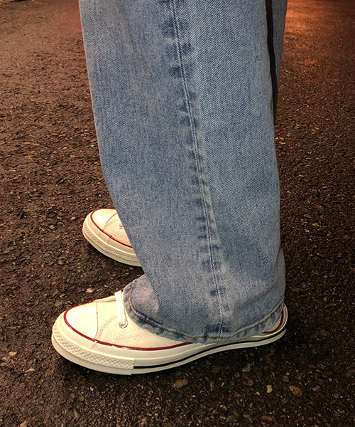 Vintage processed flare denim pants NZK1934