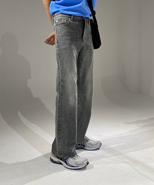 Vintage processed flare denim pants NZK1934