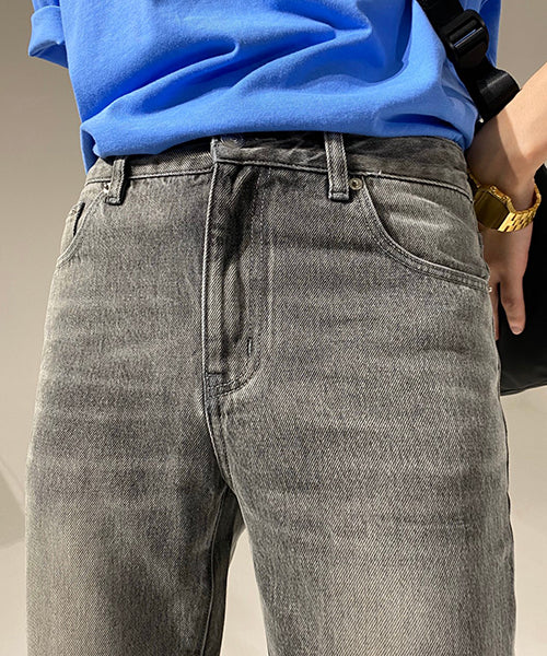 Vintage processed flare denim pants NZK1934