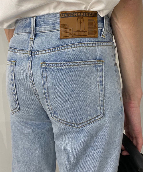 Vintage processed flare denim pants NZK1934