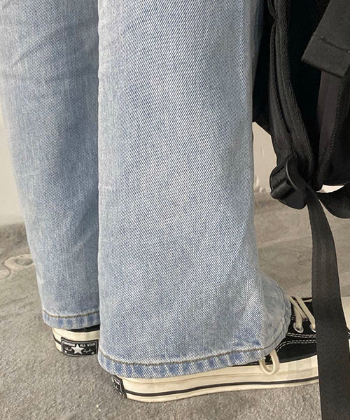 Vintage processed flare denim pants NZK1934