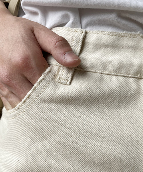 Vintage processed flare denim pants NZK1934
