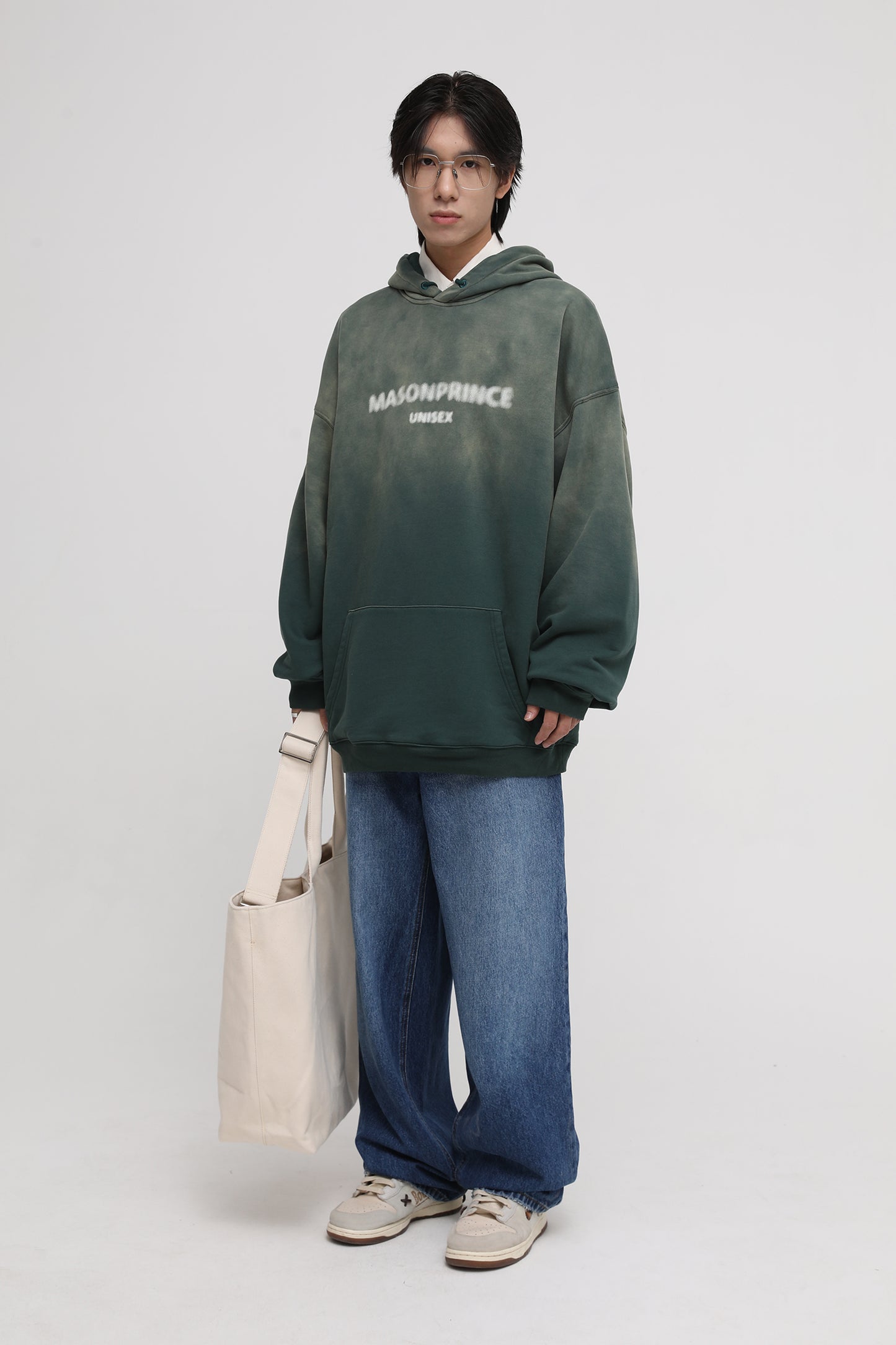 裾ダメージワイドシルエットデニムパンツ NZK5051