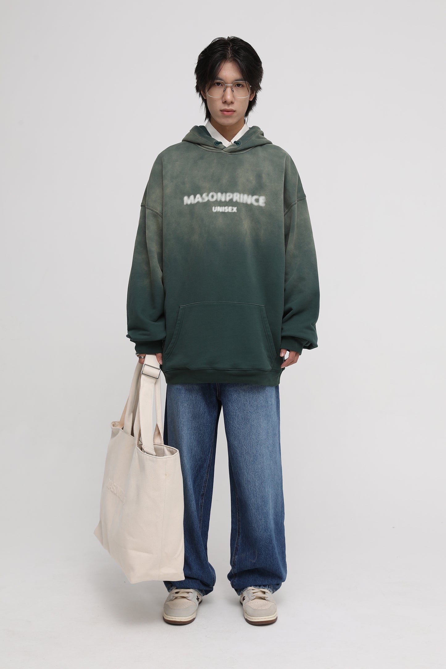 裾ダメージワイドシルエットデニムパンツ NZK5051