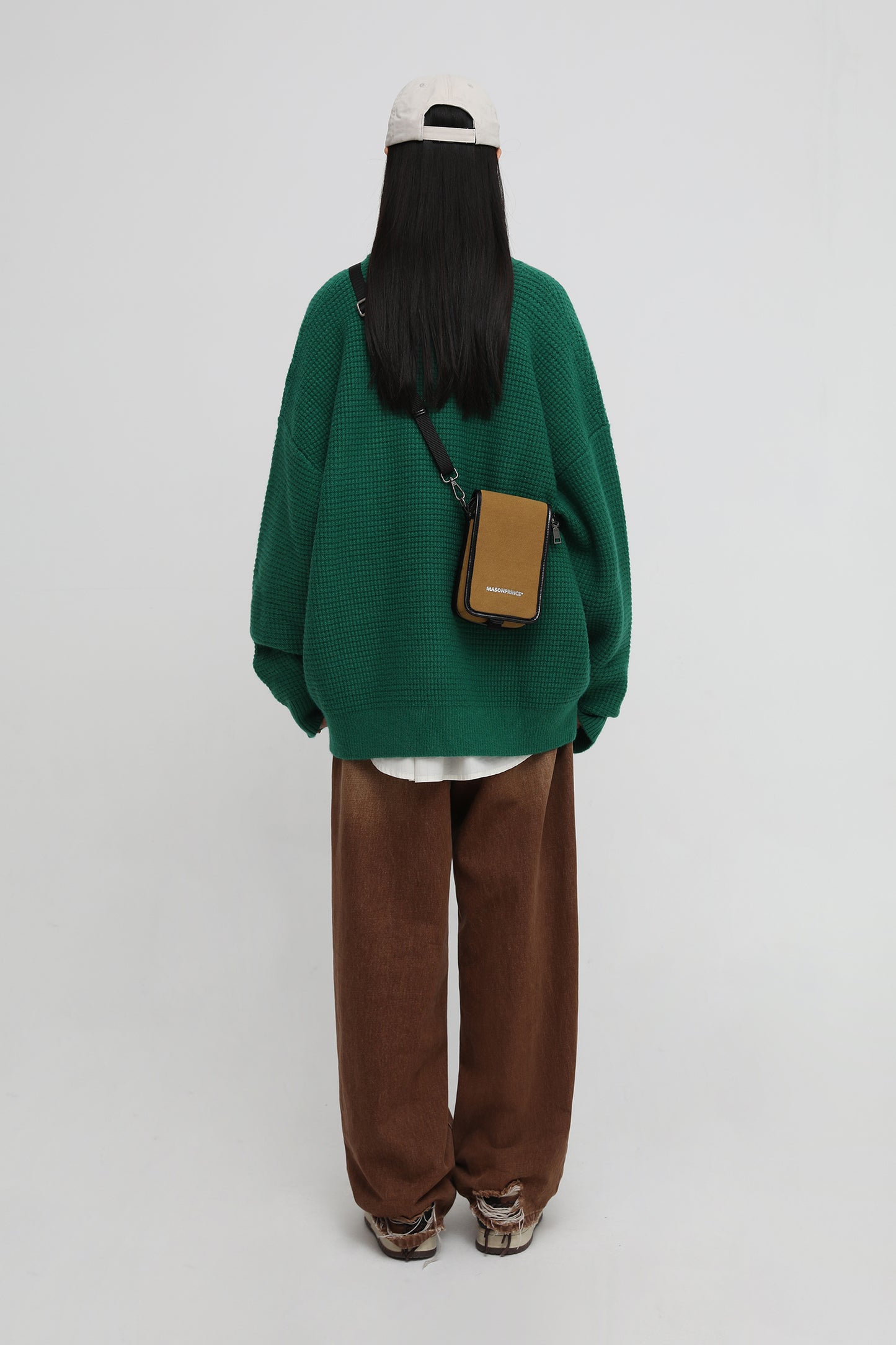 裾ダメージワイドシルエットデニムパンツ NZK5051