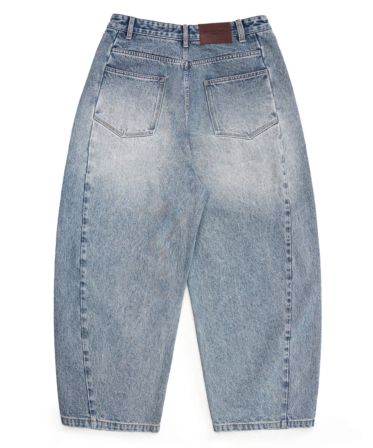 ルーズフィット サイドポケット シミター デニムパンツ NZK6231【MASONPRINCE】【2025SS】