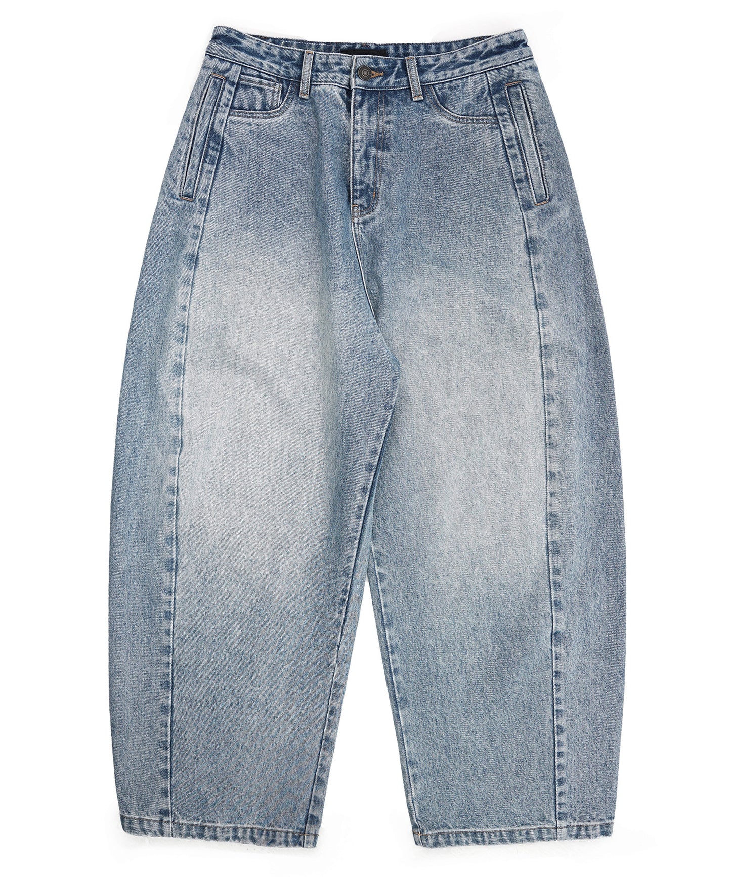 ルーズフィット サイドポケット シミター デニムパンツ NZK6231【MASONPRINCE】【2025SS】
