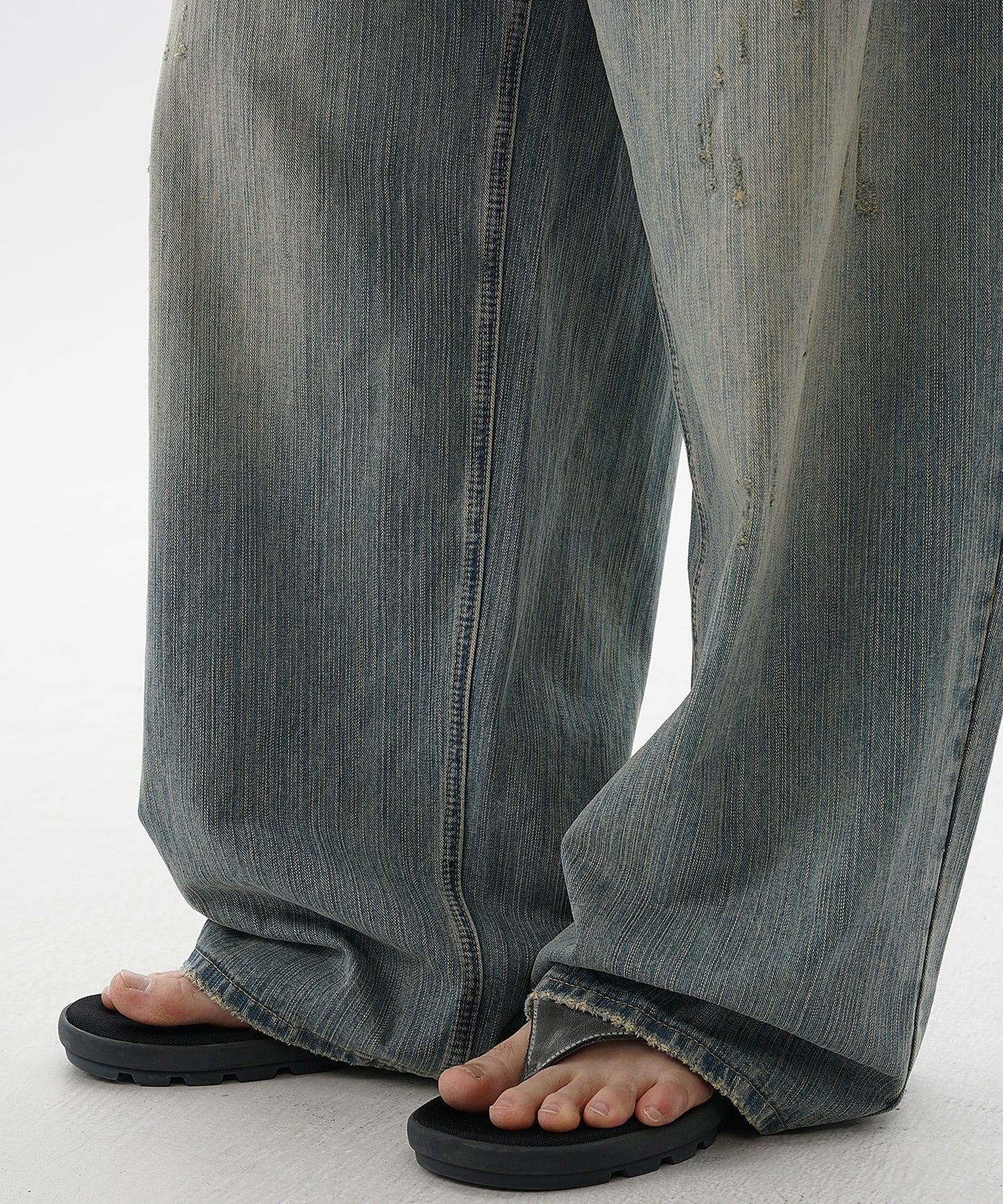 ルーズフィット レトロブルー デニムパンツ NZK6235【MASONPRINCE】【2025SS】